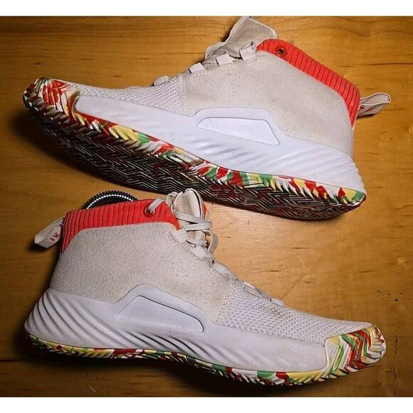 Adidas Dame 5 All Skate Sneakers Mens 5.5 Women's Size 7 Running Basketball - Picture 5 of 8